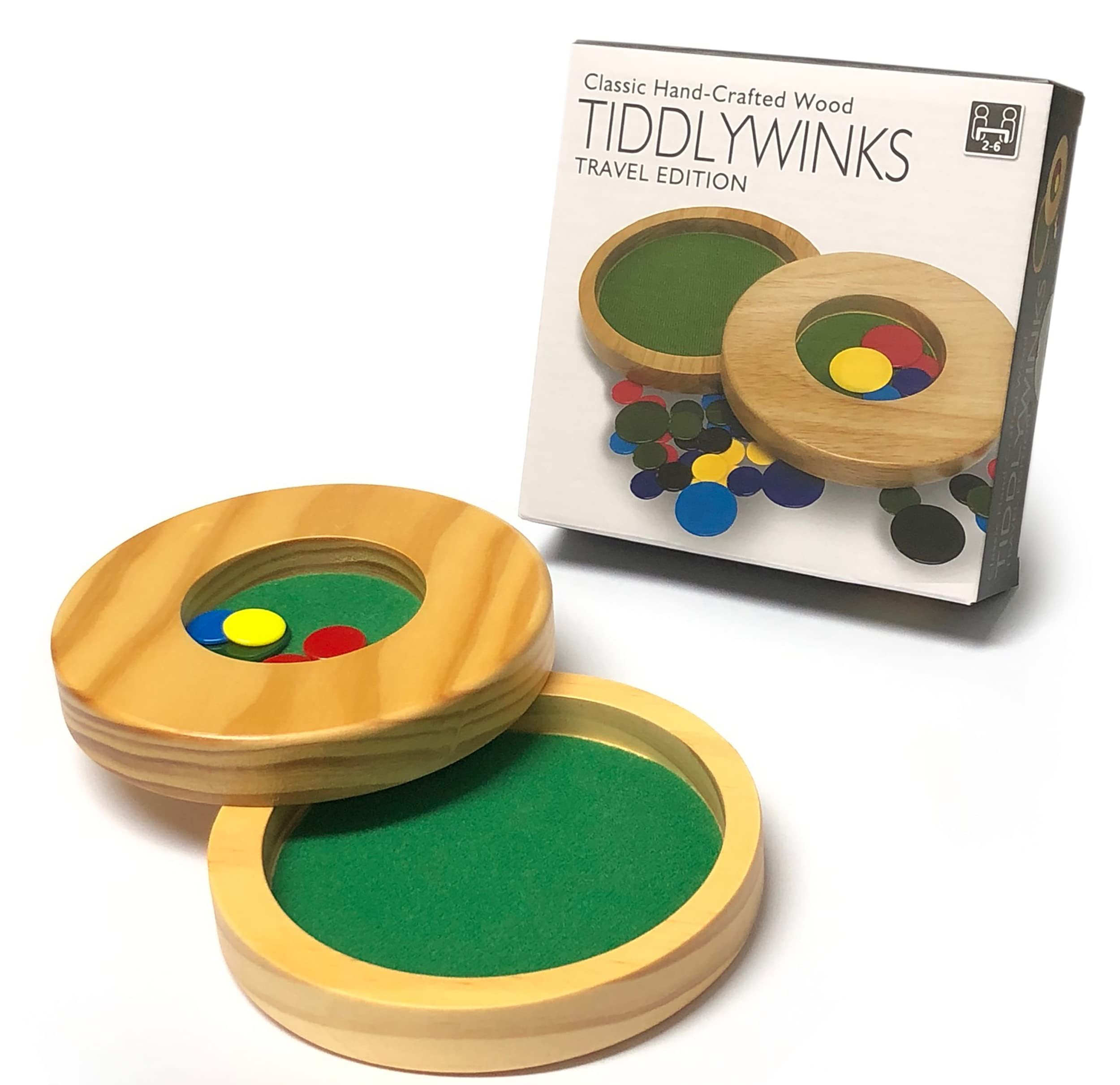 Wooden Tiddlywinks