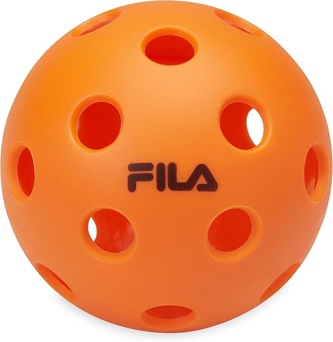 Fila Indoor Pickleballs 12-Pack - Orange