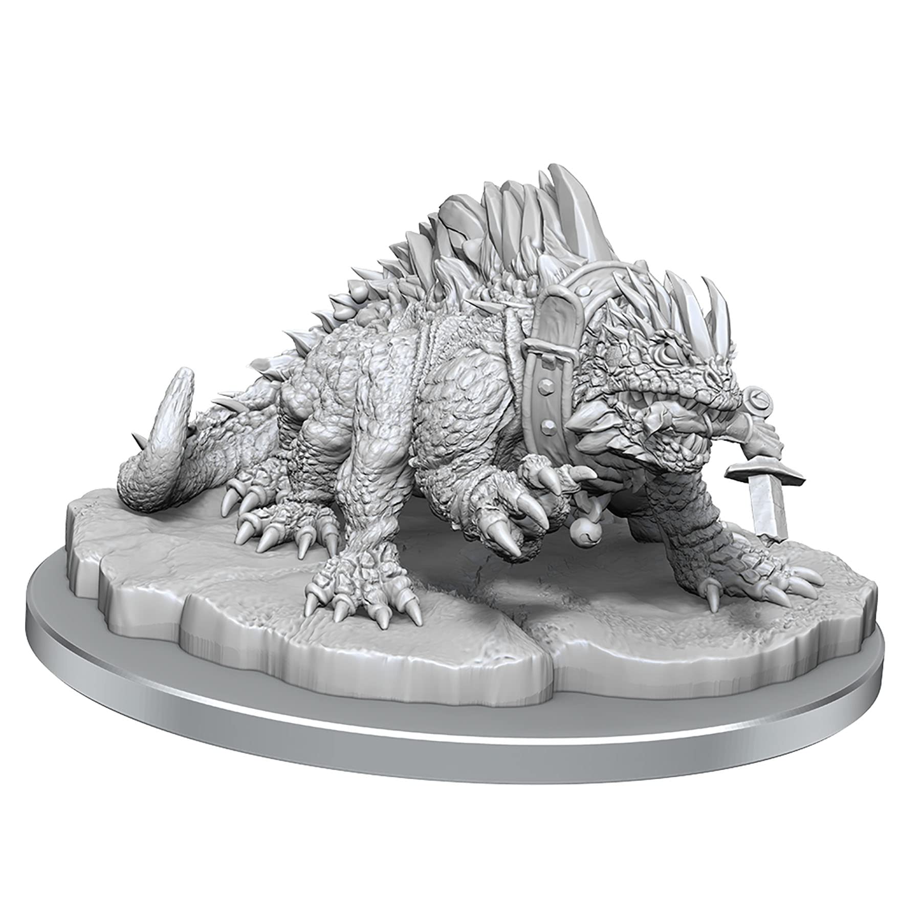 WizKids D&D Frameworks: Basilisk Miniature - Unpainted Unassembled Customizable Miniature. Dungeons & Dragons