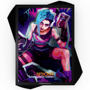 Riftbound TCG: League of Legends Jinx Art Standard Size Card Sleeves (100ct)