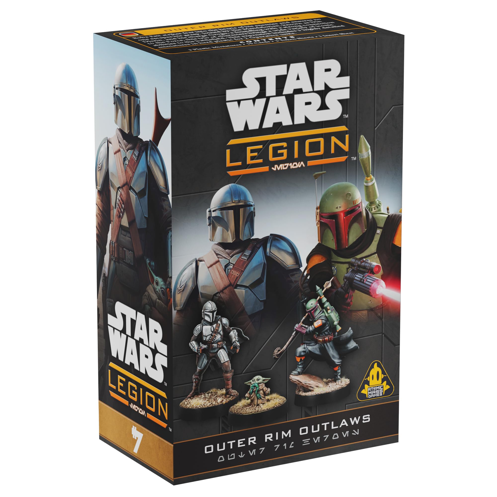 Asmodee Star Wars: Legion Outer Rim Outlaws Character Pack - Tabletop Miniatures Game, Strategy Game for Kids and Adults, Ages 14+, 2 Players, 3 Hour Playtime