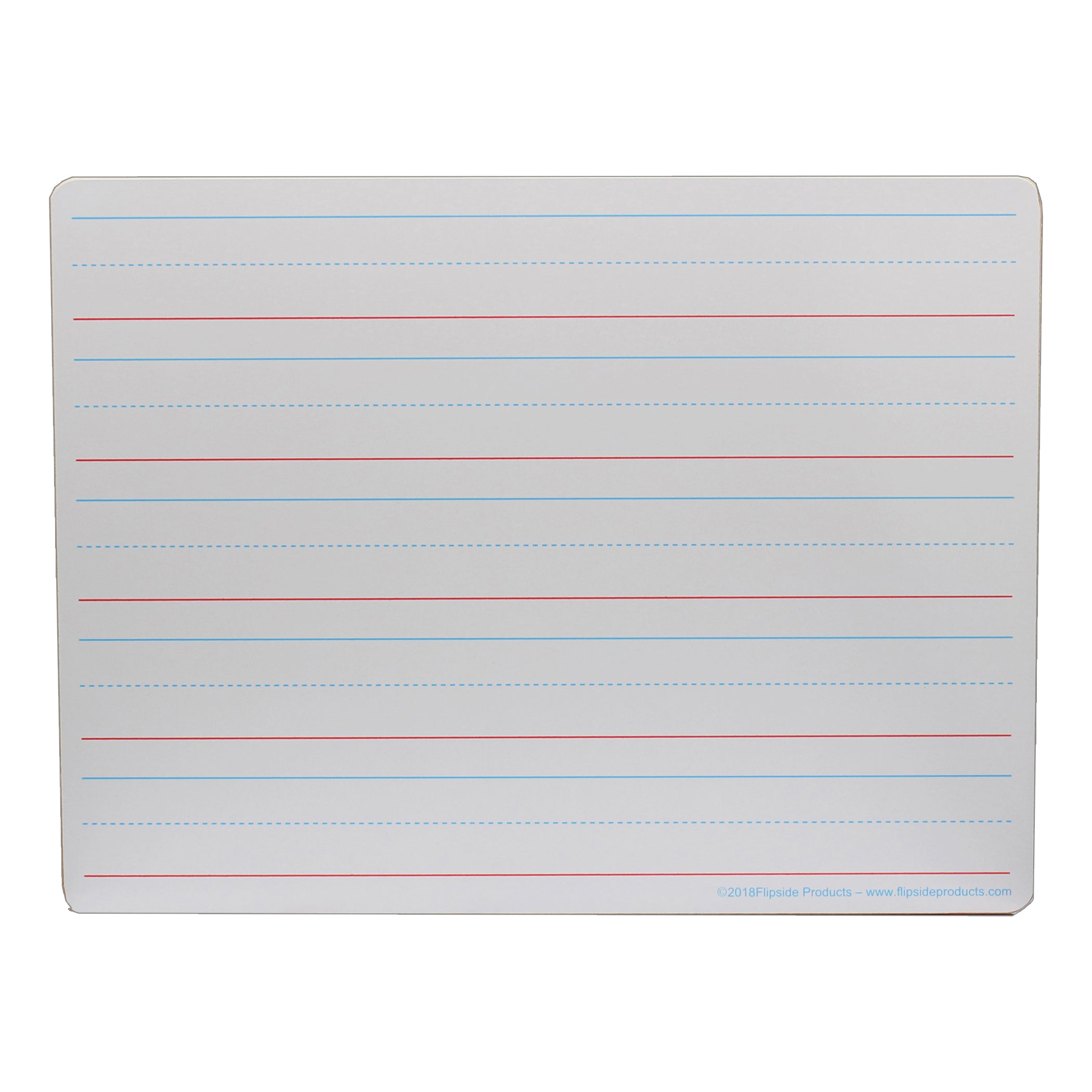 Two-Sided Dry Erase Board, Plain/Ruled, 9" x 12", Classpack of 12