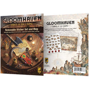 Gloomhaven Cephalofair Games: Jaws of The Lion Removable Sticker Set & Map