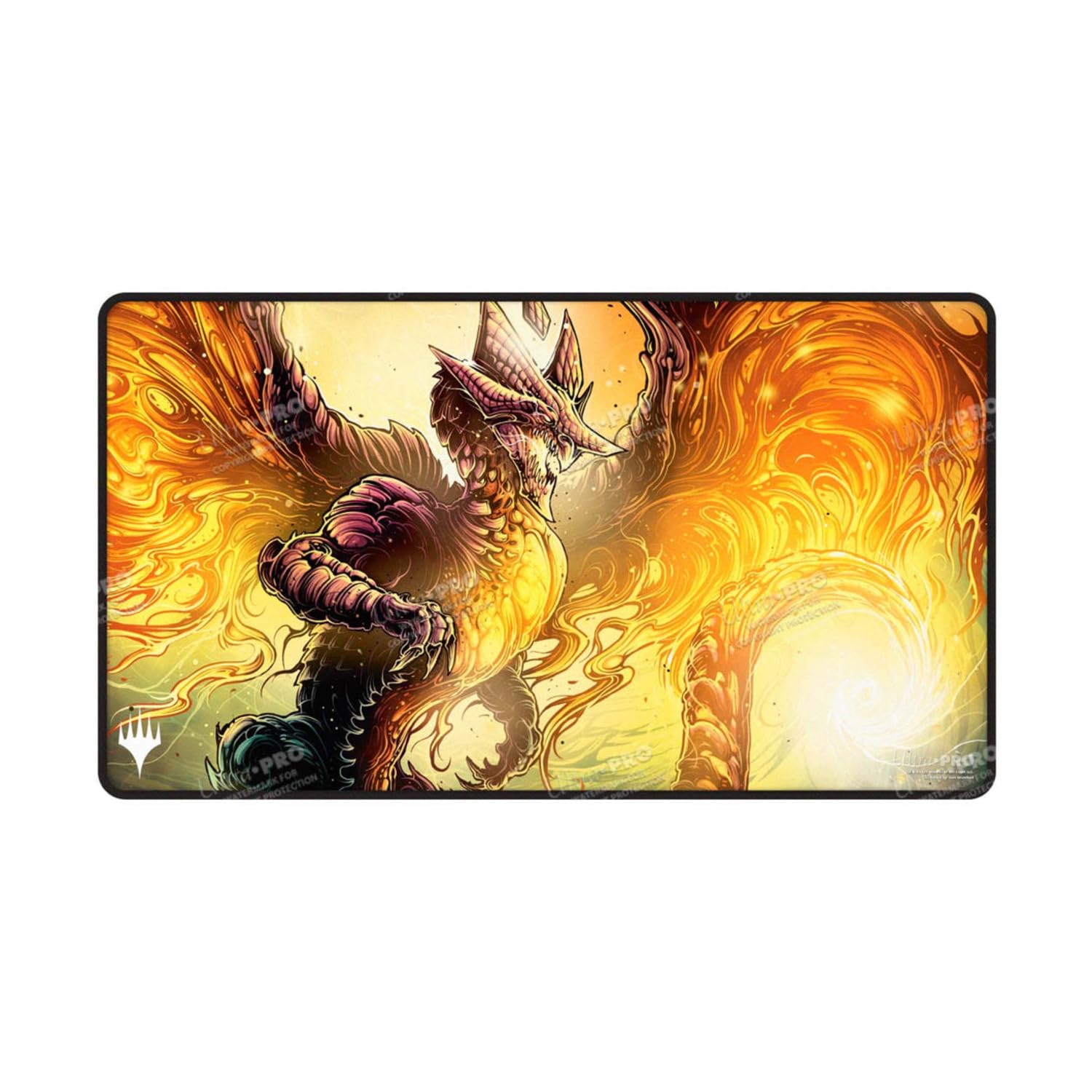 Ultra PRO - Tarkir Dragonstorm Betor, Kin to All Black Stitched Playmat for Magic: The Gathering | Gaming Table Mat, Card Game Accessory, TCG Playmat, Tabletop Gaming Mat, Collectible Card Game Mat
