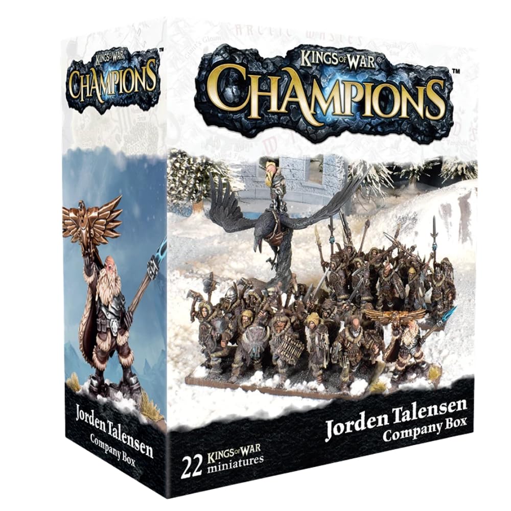 Mantic Games, Kings of War Champions: Jorden Talensen Company Box