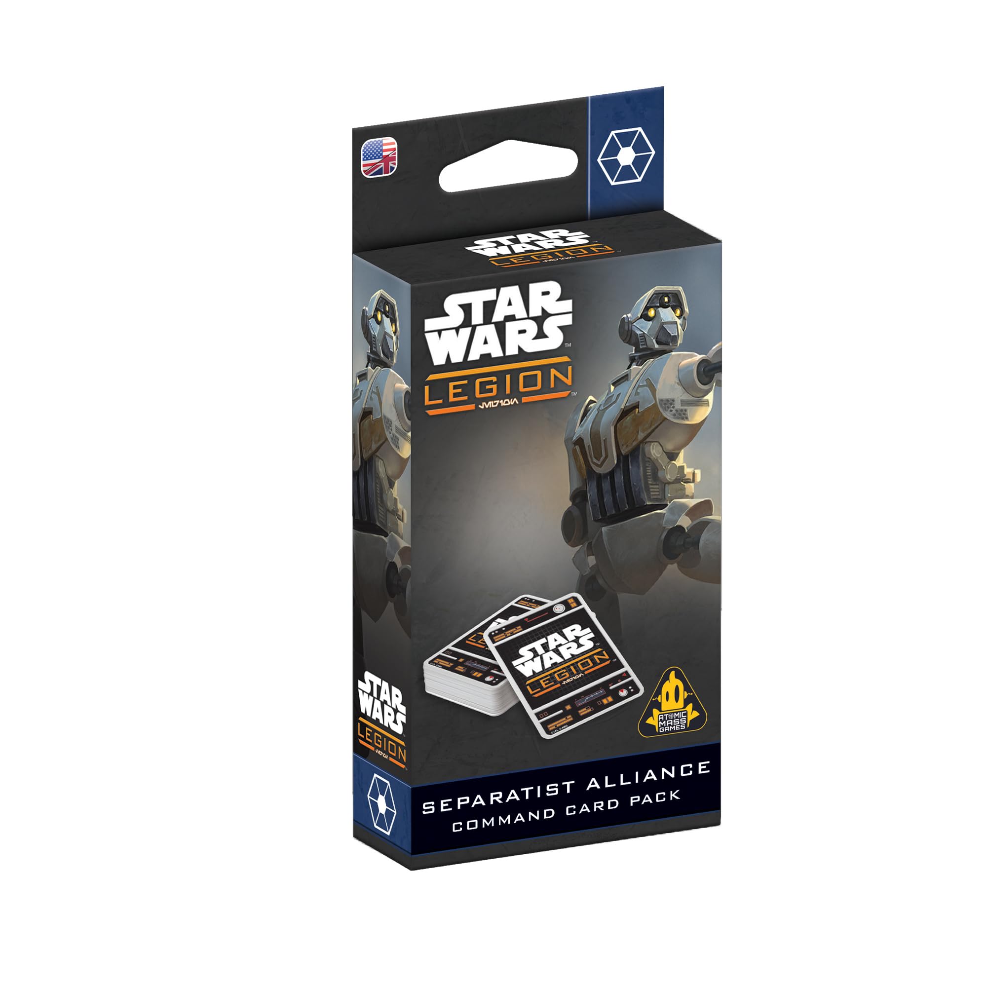 Star Wars: Legion Separatist Alliance Command Card Pack - Tabletop Miniatures Game, Strategy Game for Kids and Adults, Ages 14+, 2 Players, 3 Hour Playtime, Made by Atomic Mass Games
