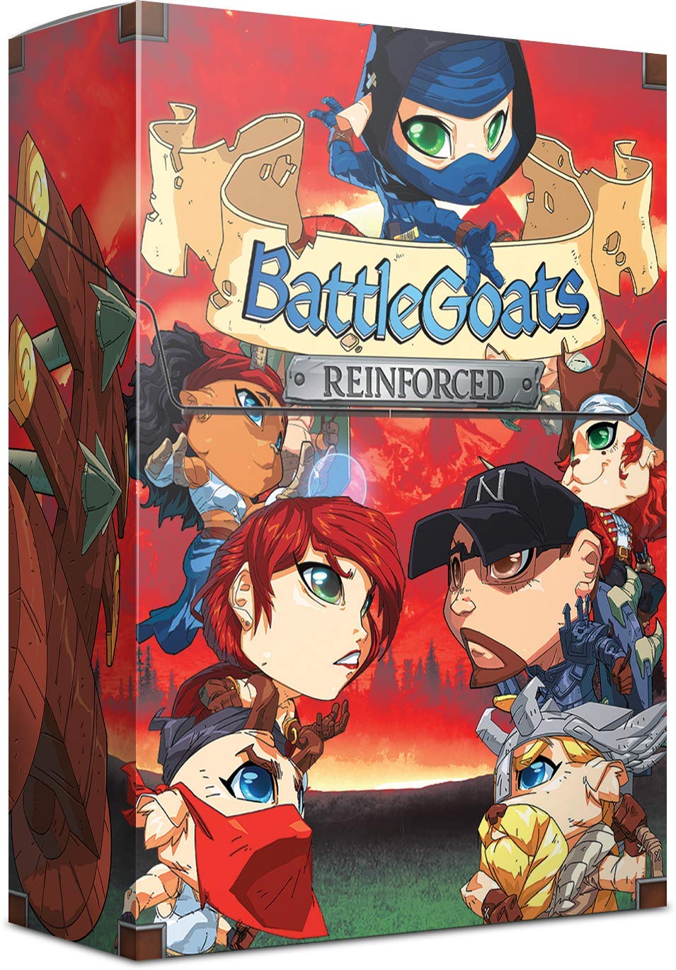 CardLords BattleGoats: Reinforced - A Modern Combination of War & Memory for 2-9 Players, Ages 8+