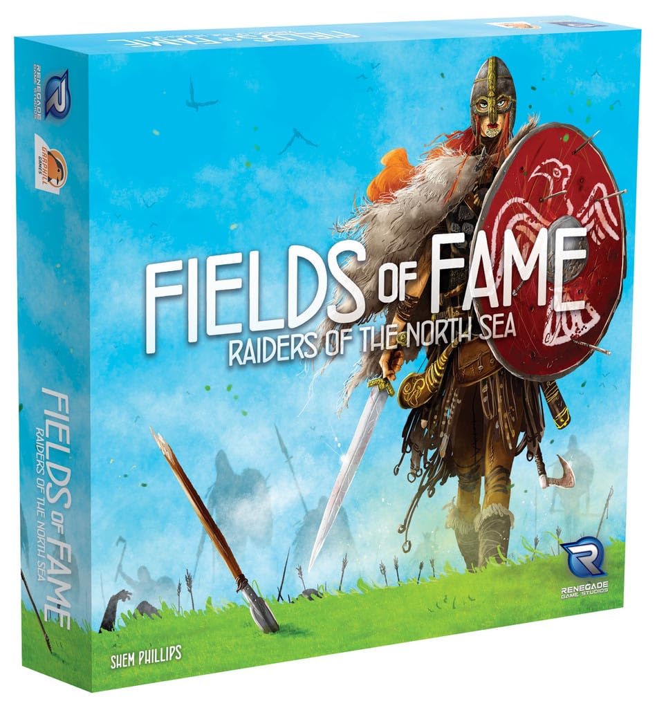 Renegade Game Studios Raiders of the North Sea: Fields of Fame, Expansion for Raiders of the North Sea, 2-5 Players, Ages 12+, Strategy Game