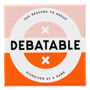 Brass Monkey Debatable Game Set | 200 Two-Sided Game Cards for Things to Argue About | Social Game | Great Gift for Adults