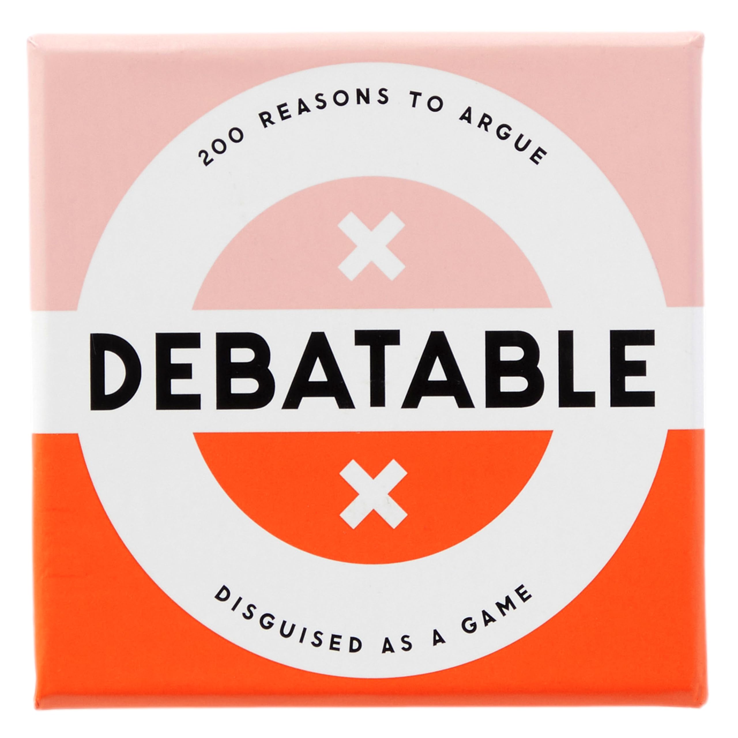 Brass Monkey Debatable Game Set | 200 Two-Sided Game Cards for Things to Argue About | Social Game | Great Gift for Adults