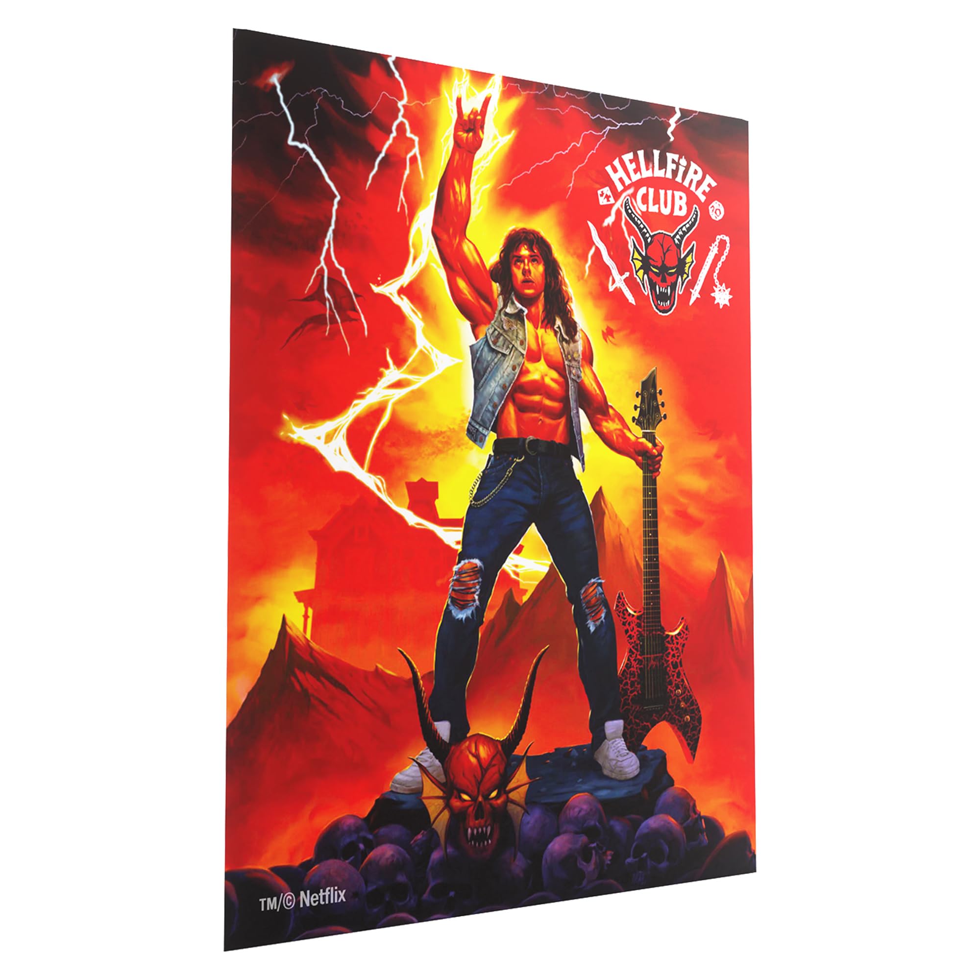 Deck Protector: Art: Matte: Stranger Things: Hellfire Club: Eddie Munson (50)