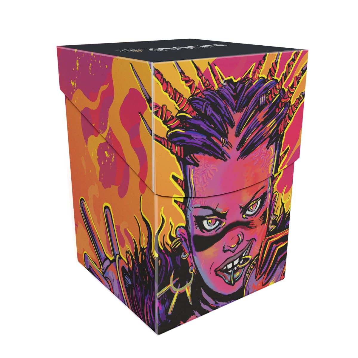 Ultra Pro - Aetherdrift Far Fortune, End Boss 100+ Deck Box® for Magic: The Gathering, Deck Holder, MTG Accessory, Trading Card Case, Magic The Gathering D&D TCG Storage Box