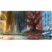 Ultra PRO - Magic The Gathering Bloomburrow AR Enhanced Playmat, Featuring Season Lands: Three Tree City (Four Seasons), AR Technology, Unique Game Accessories, Card Game Essentials