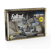 Modiphius Entertainment Ltd Fallout Wasteland Warfare: Enclave-Assault Force - 6 Miniatures, 32mm Unpainted Quality Resin Figures, Capital Wave RPG