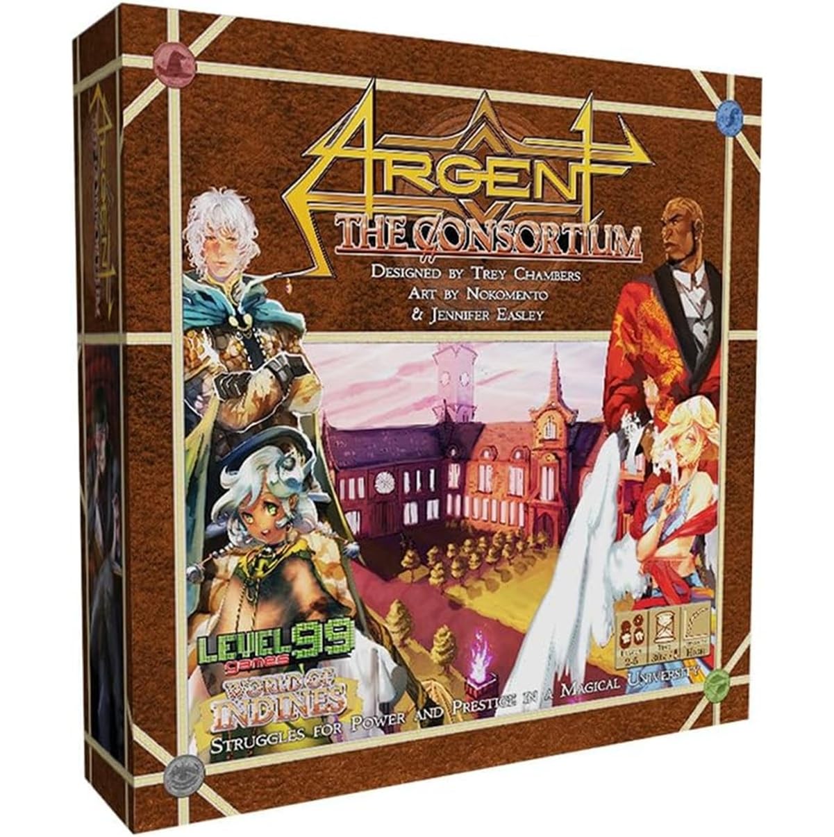 Level 99 Games Argent: The Consortium – Strategic Planning Board Game, Hidden Roles, Tactical Depth