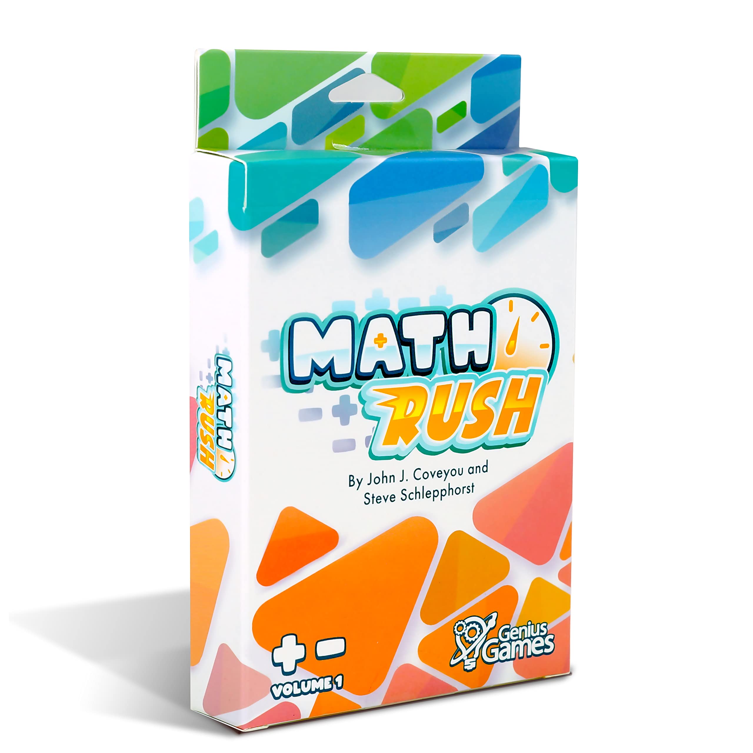 Math Rush: Addition & Subtraction (Volume 1) - A Cooperative Time-Based Math Flash Card Game for Kids 8-12, Puzzle Games and Fun Stuff for Middle School Math Class, Homeschool - STEM Toys & Games
