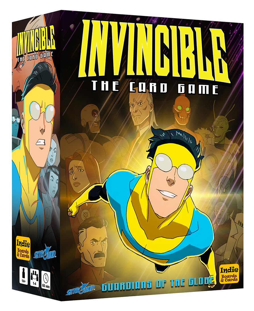 Invincible: The Card Game – Guardians of The Globe | Official Skybound Tabletop Superhero Deck-Building Game | Ages 14+ | 2–4 Players