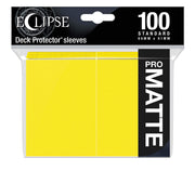 Ultra Pro E-15620 Eclipse Standard Matte Sleeves 100 Pack-Lemon Yellow
