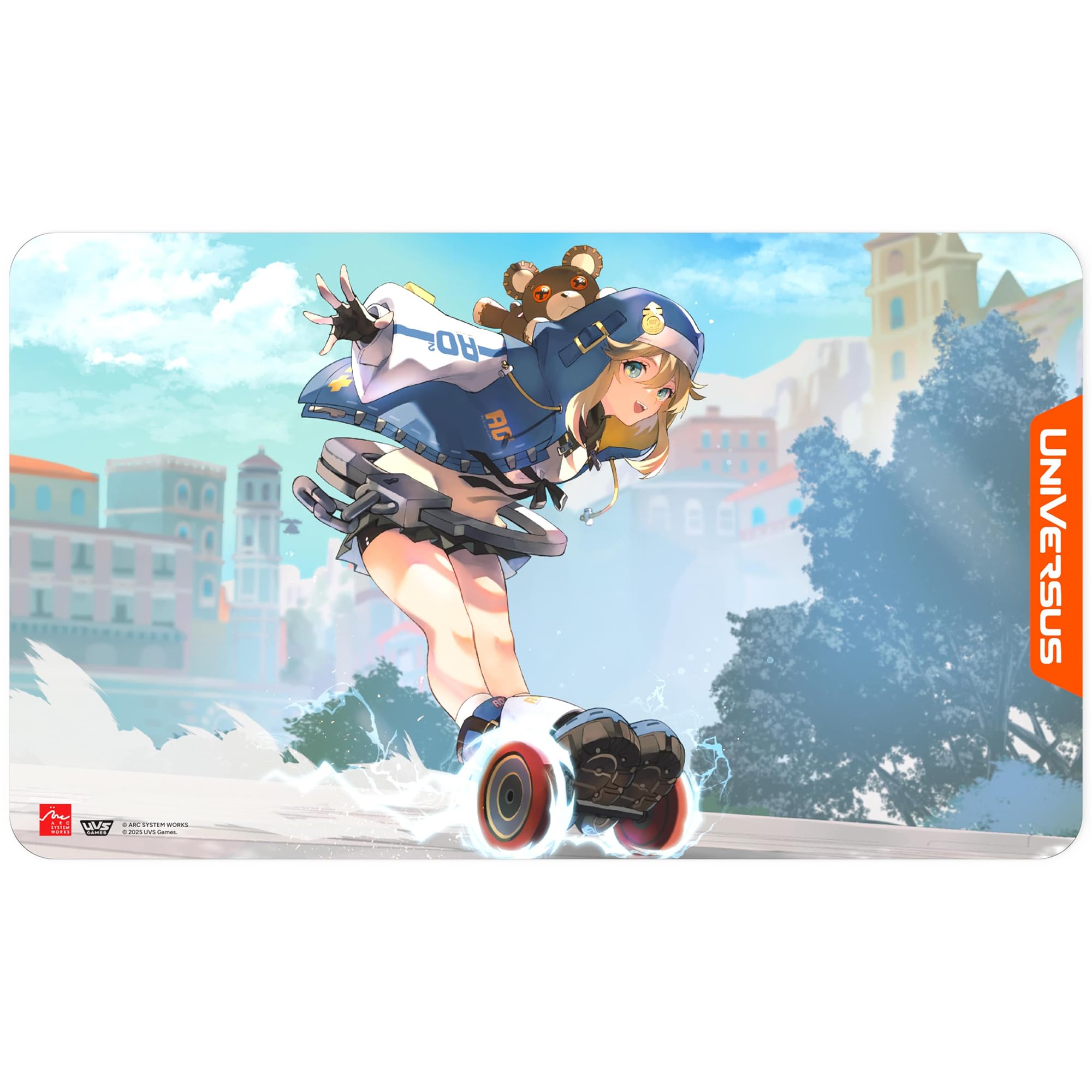 UniVersus: Guilty Gear - Strive - Playmat: Bridget - 24x14 Neoprene Mat, Exclusive Character Art, Tabletop Trading Card Game Accessory, Collectible