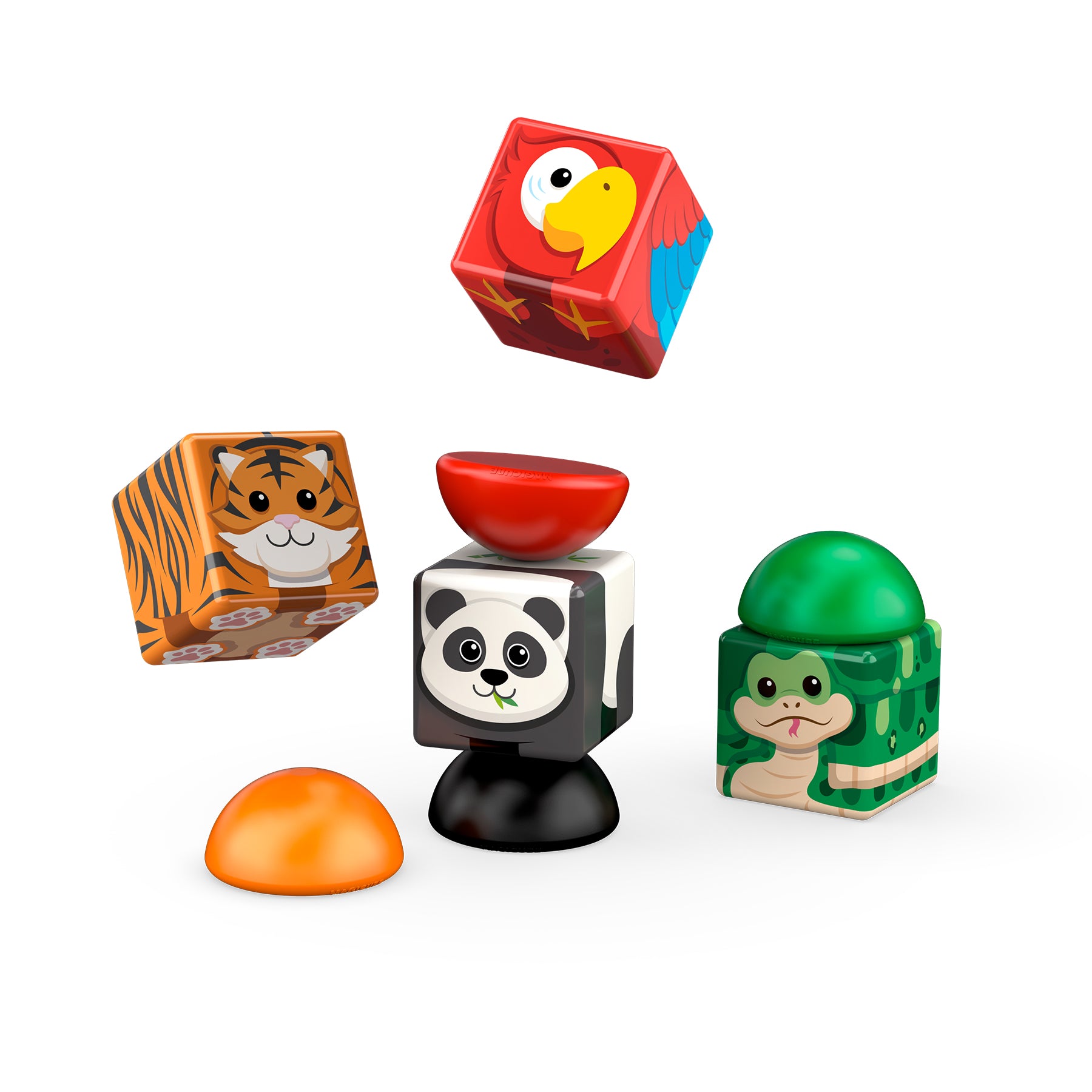 GEOMAG MAGICUBE STACK JUNGLE 8PCS