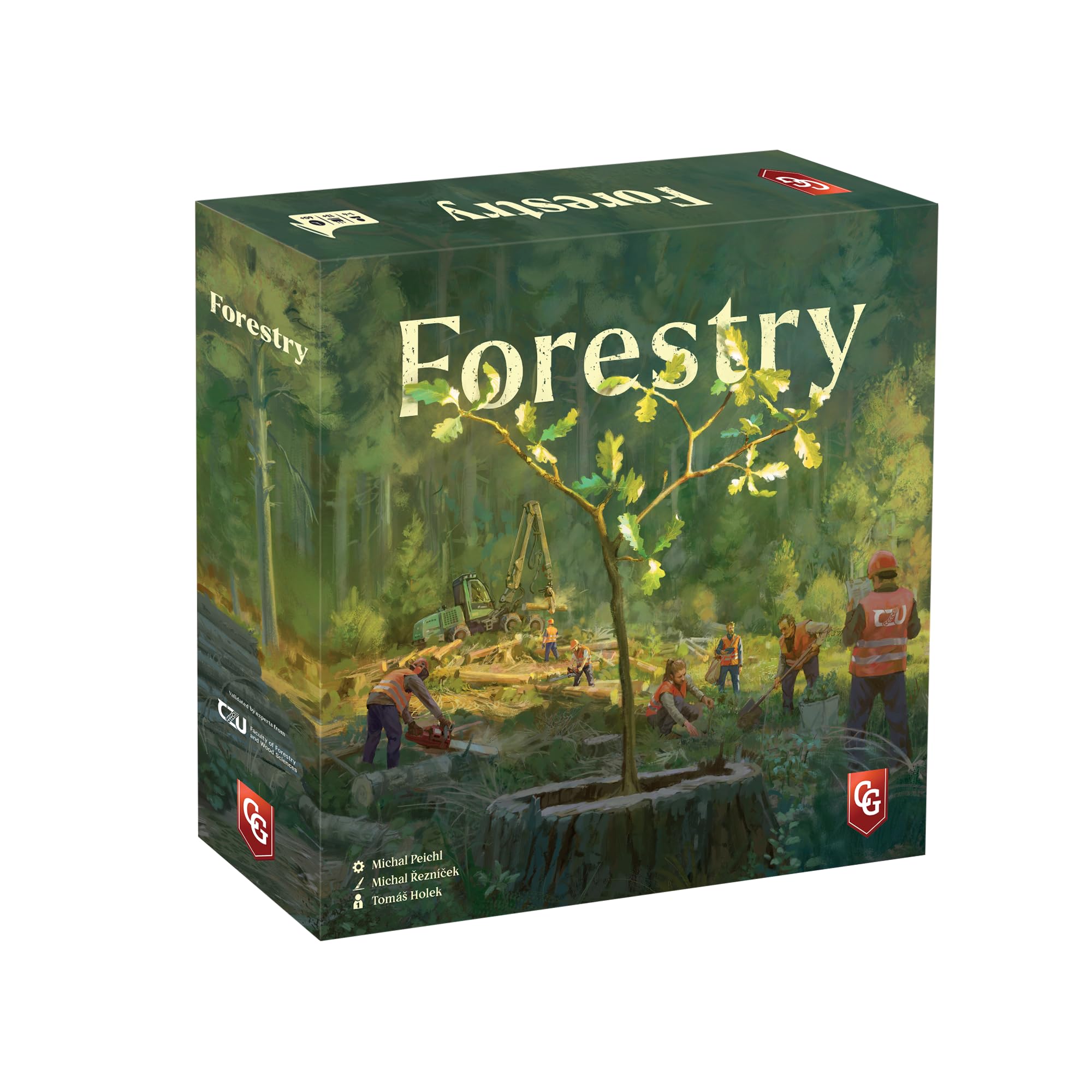 Capstone Games Forestry Board Game | 1-4 Players, 90 Min Playtime, 14+ Age | Strategy, Resource Management, Eco-Friendly Forest Management Board Game for Adults & Family