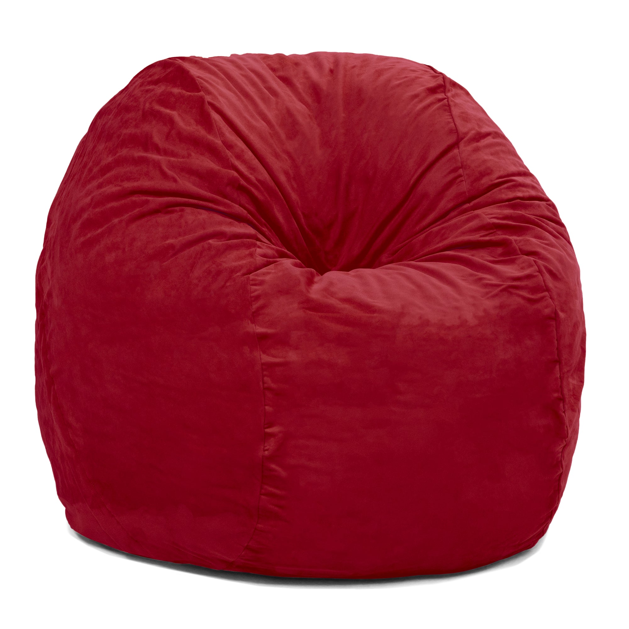 Jaxx Saxx 5 Foot Large Bean Bag w/ Removable Cover, Cinnabar