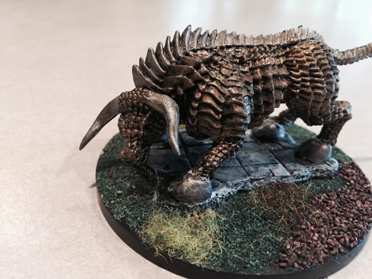 Reaper Bones Brass Bull Miniature