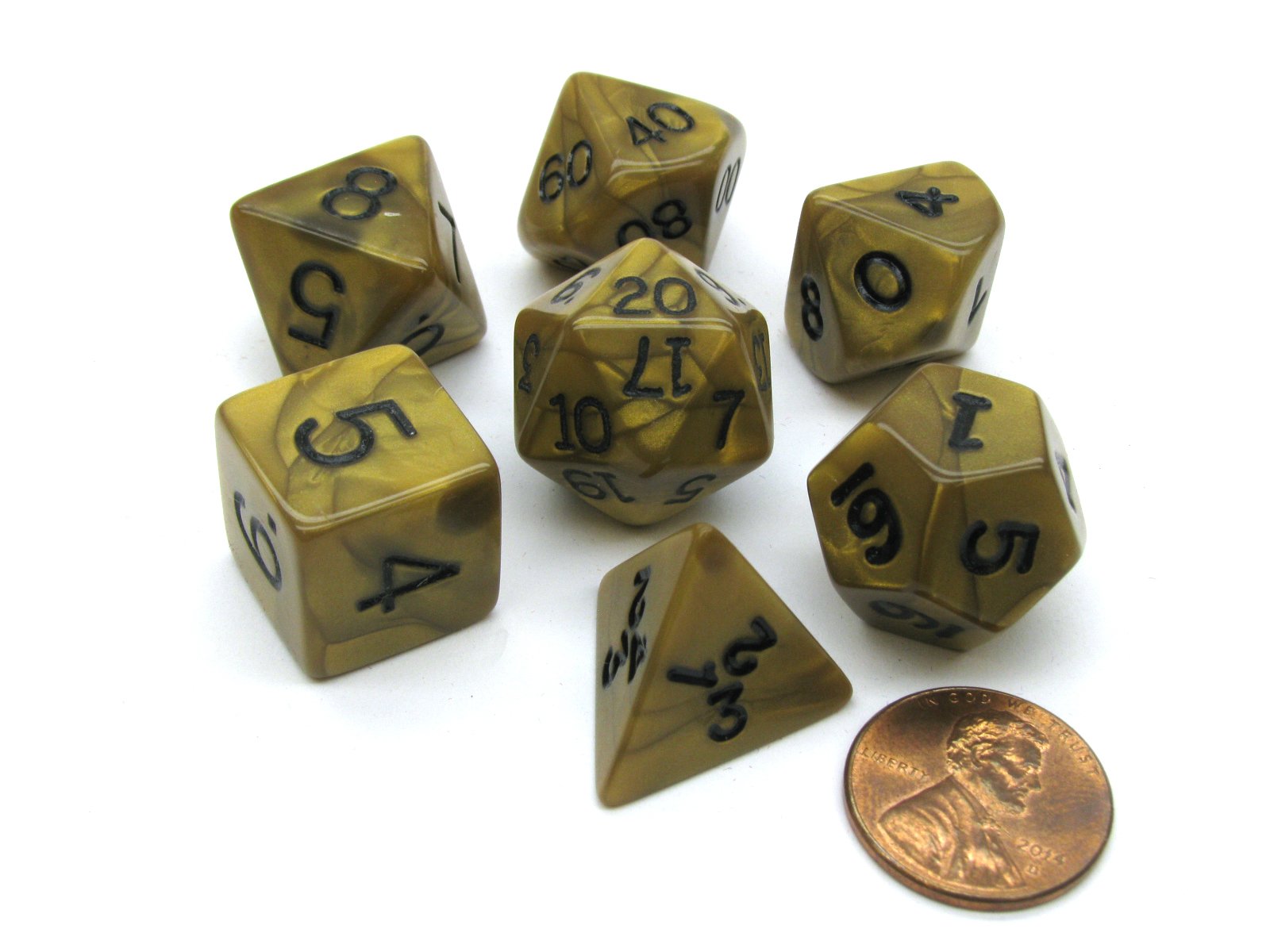 7-Set Cube Olympic Gold with Black