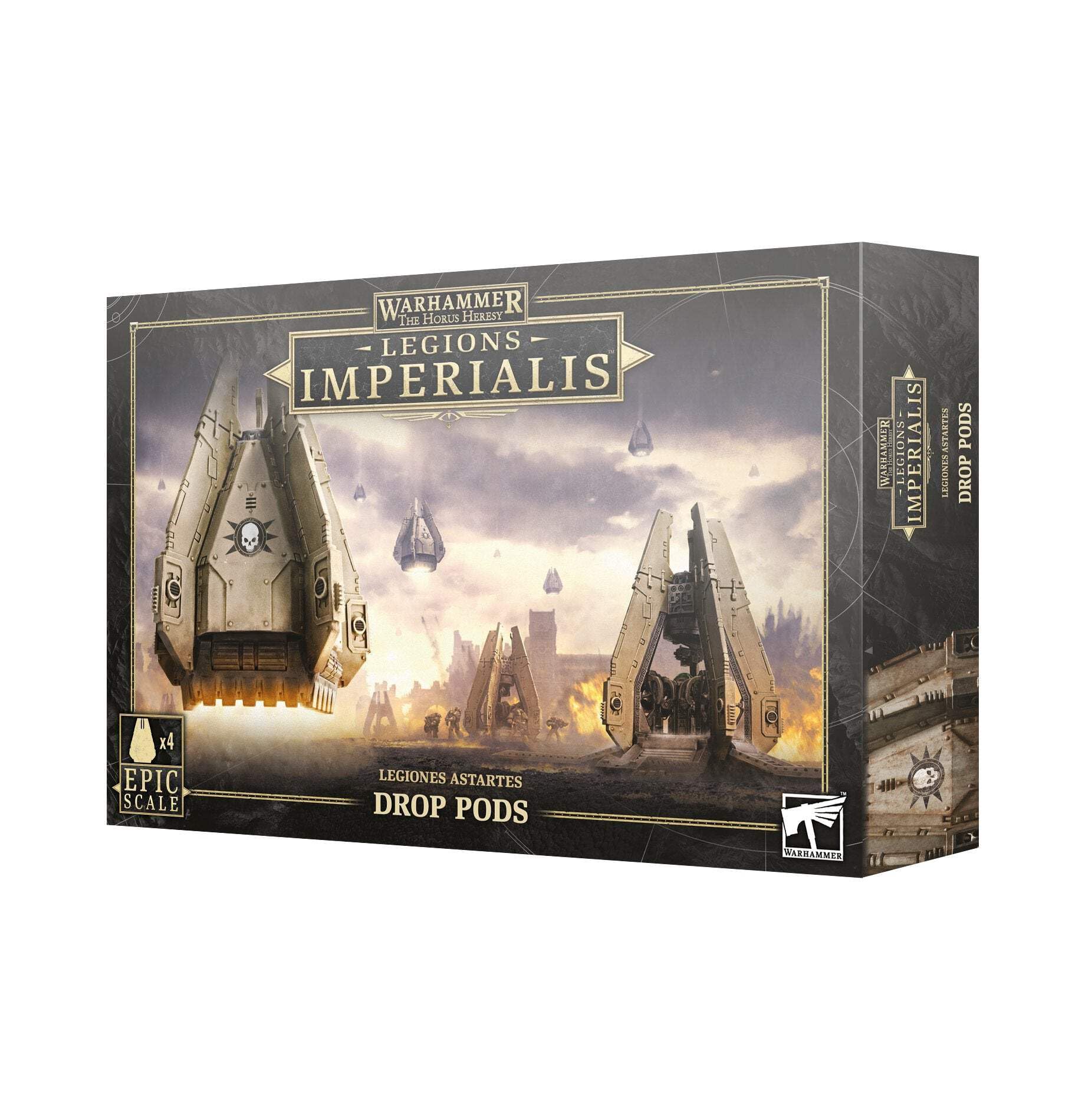 Warhammer Games Workshop Legions Imperialis - Legiones Astartes: Legion Drop Pods [EPIC SCALE]