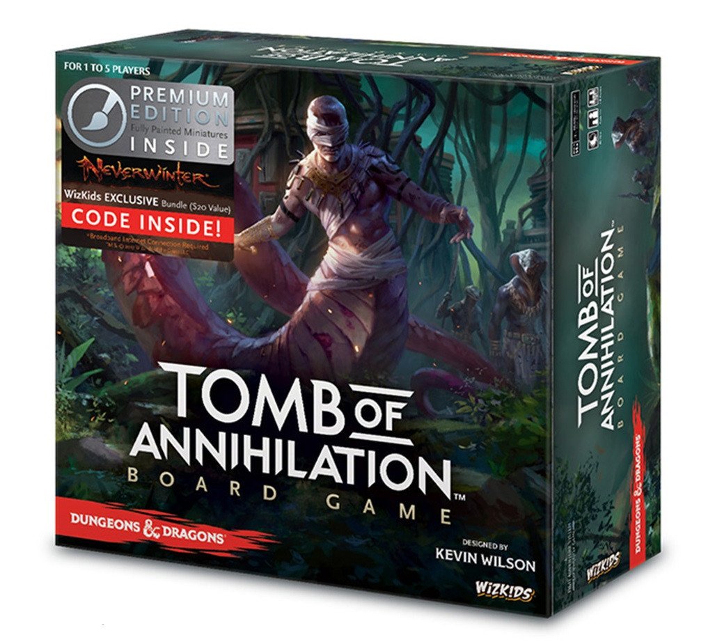 Dungeons & Dragons: Tomb of Annihilation Adventure System Board Game (Premium Edition)
