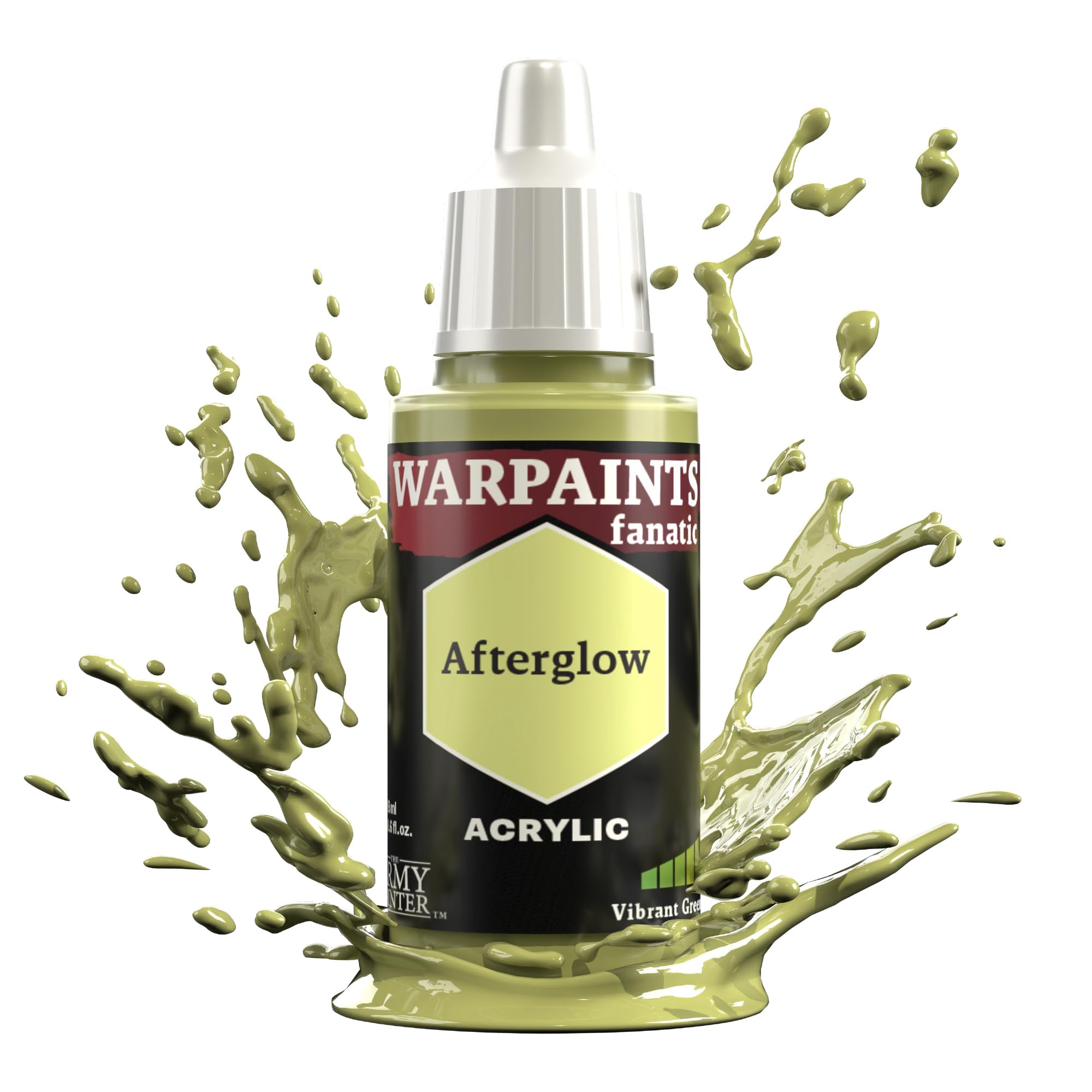 The Army Painter Greens Warpaints Fanatic 18ml Acrylic Paints (Afterglow)