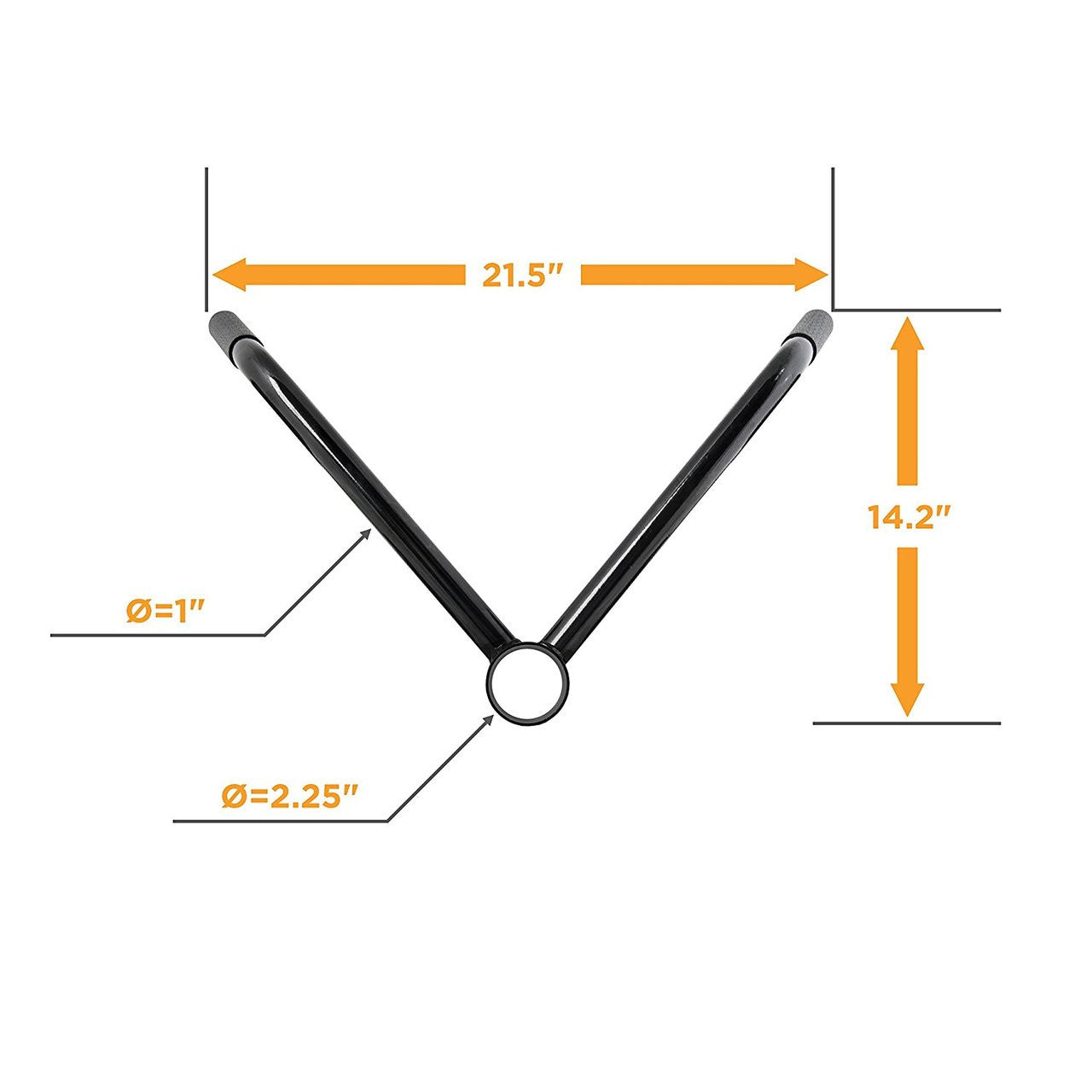 CAP Landmine Angled Handle 2"