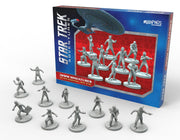 Modiphius MUH051234 The Next Generation Away Team 32mm Miniatures: Star Trek Adventures, Multi-Colour