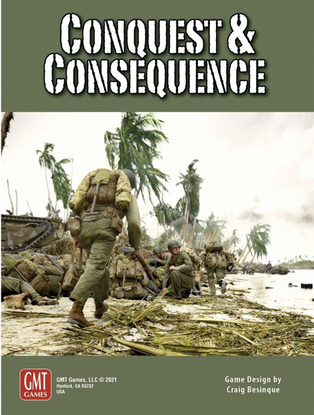 GMT Games Conquest and Consequence Card Game Ages 14+ 2-3 Players 240-360 Minutes Playing Time