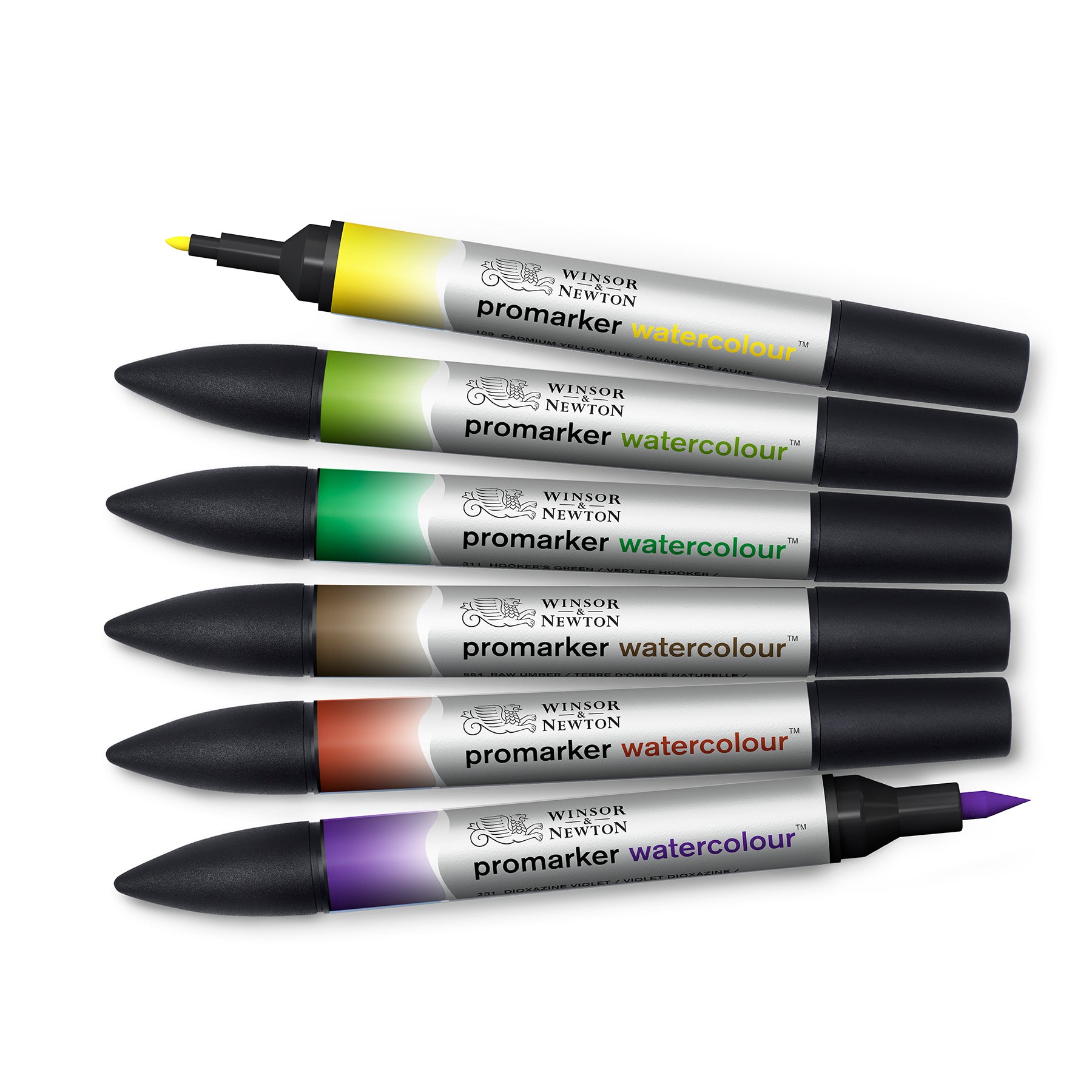 WN ProMarker Watercolour 6 Foliage Tones