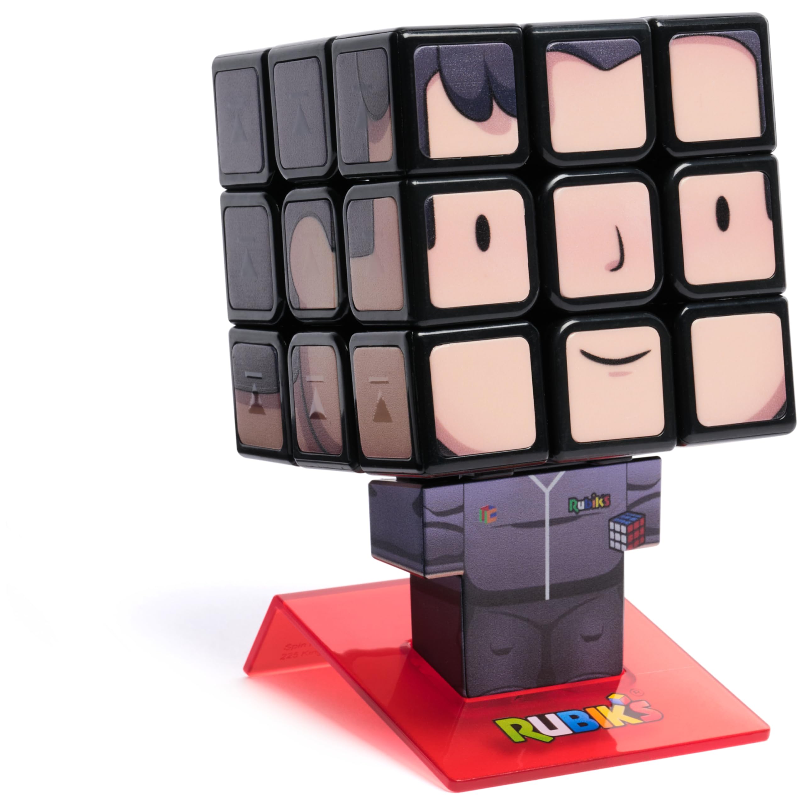 Rubik’s Cube, Max Park Cuber, Speed Cubing Collectible & Desk Décor, Problem-Solving Brain Teaser, Color-Matching Puzzle, Fidget Toy, Sensory Puzzle, for Ages 8 & Up