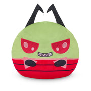 TeeTurtle Reversible Invader Zim Zim + Human Disguise 6-Inch Two-Sided Flip Plush Toy with Embroidered Details - Cute Mini Collectible Plush for Kids, Teens, and Adults