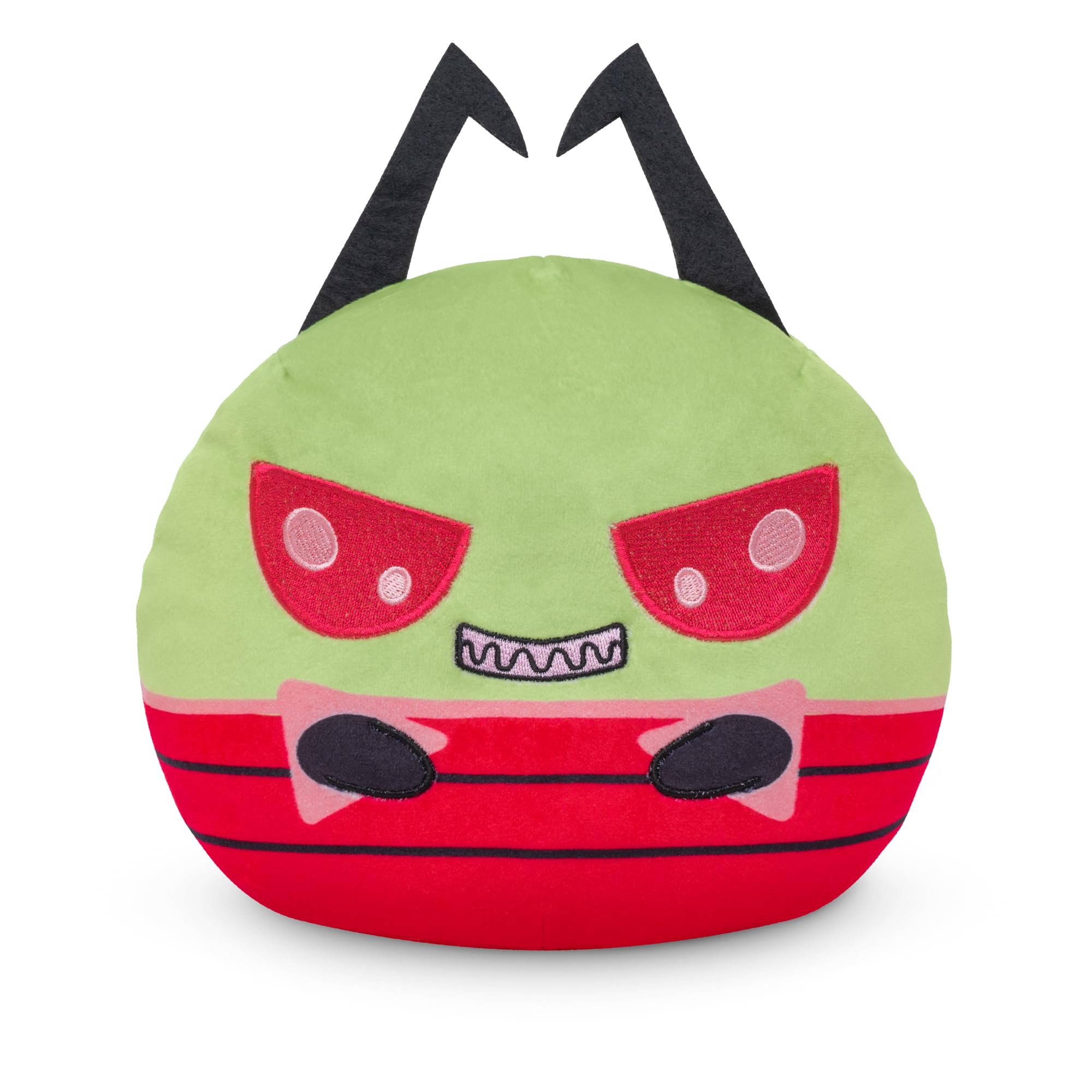 TeeTurtle Reversible Invader Zim Zim + Human Disguise 6-Inch Two-Sided Flip Plush Toy with Embroidered Details - Cute Mini Collectible Plush for Kids, Teens, and Adults