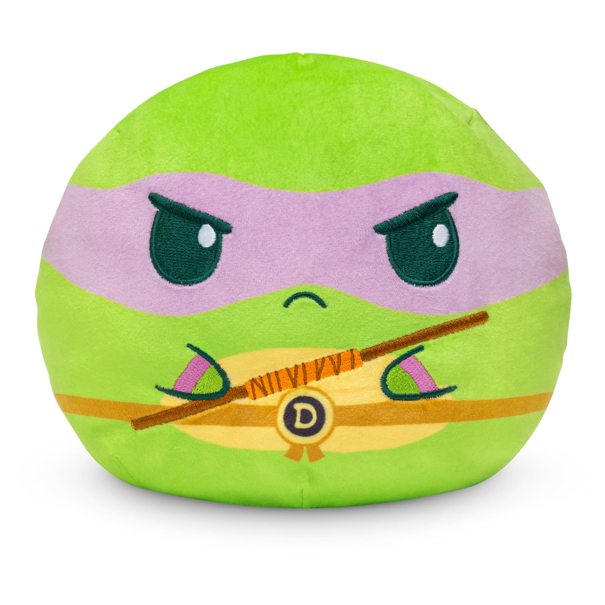 TeeTurtle Reversible Donatella Plushie 6-Inch Two-Sided Flip Plush Toy with Embroidered Details - Cute Mini Collectible Plush for Kids, Teens, and Adults
