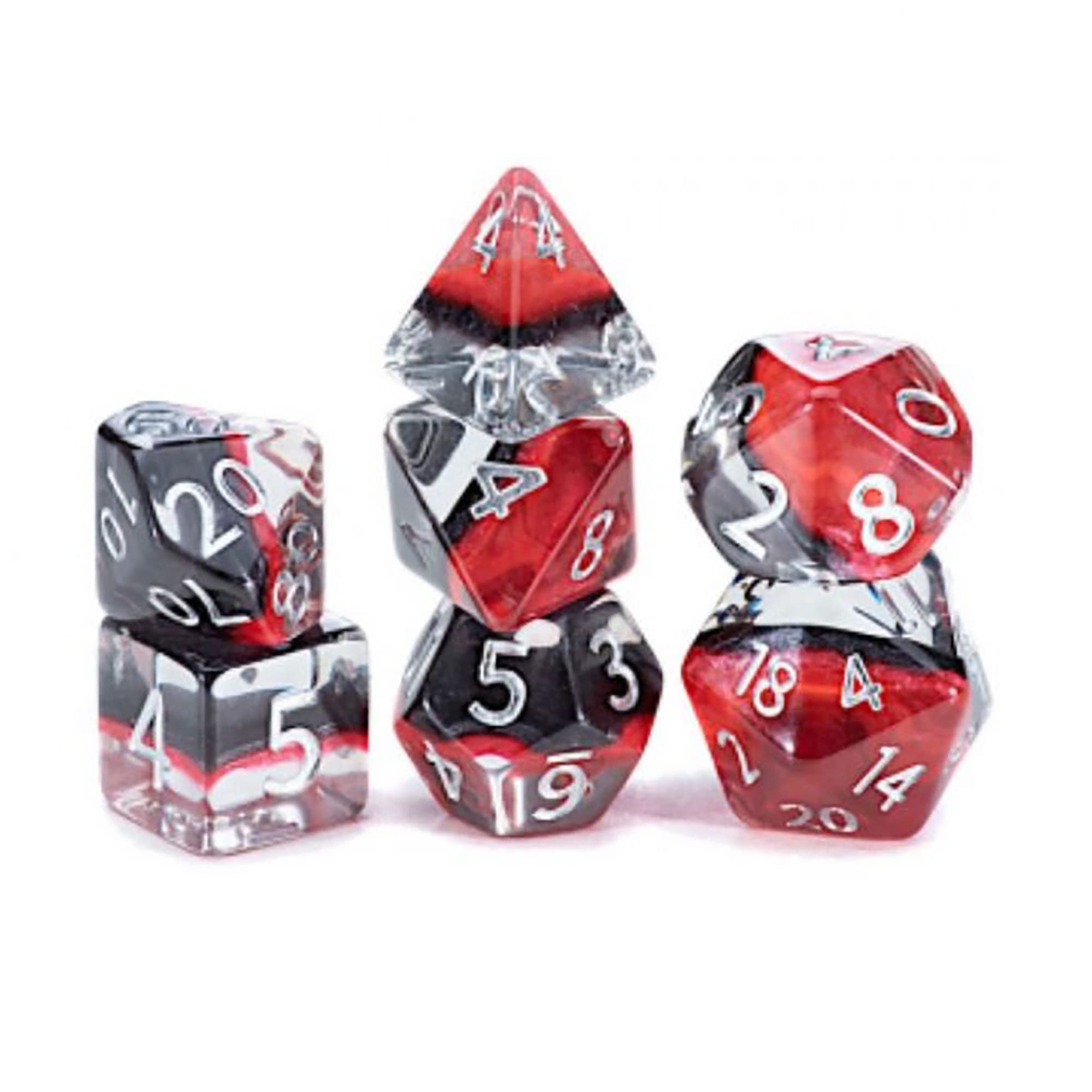 Gate Keeper Games & Dice Gate Keeper Eclipse Dice: Magma - 7 Piece Dice Set, Gate Keeper Games