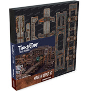 TinkerTurf Sci-Fi Terrain: MagLev Depot v2, Abandoned Theme, Sturdy, Affordable, Great-Looking Full-Color Terrain, Quick and Easy to Assemble, Virtually Limitless Setups