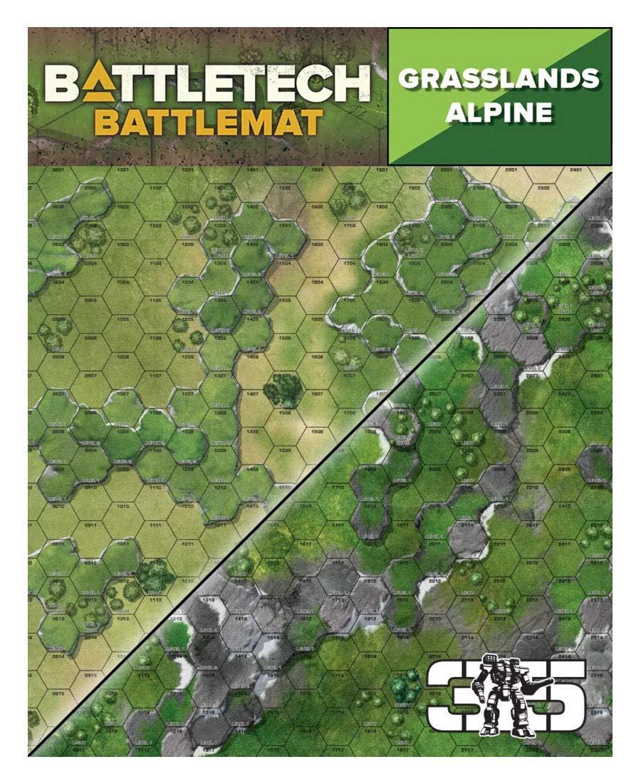 BattleTech Battle Map: Grasslands Alpine