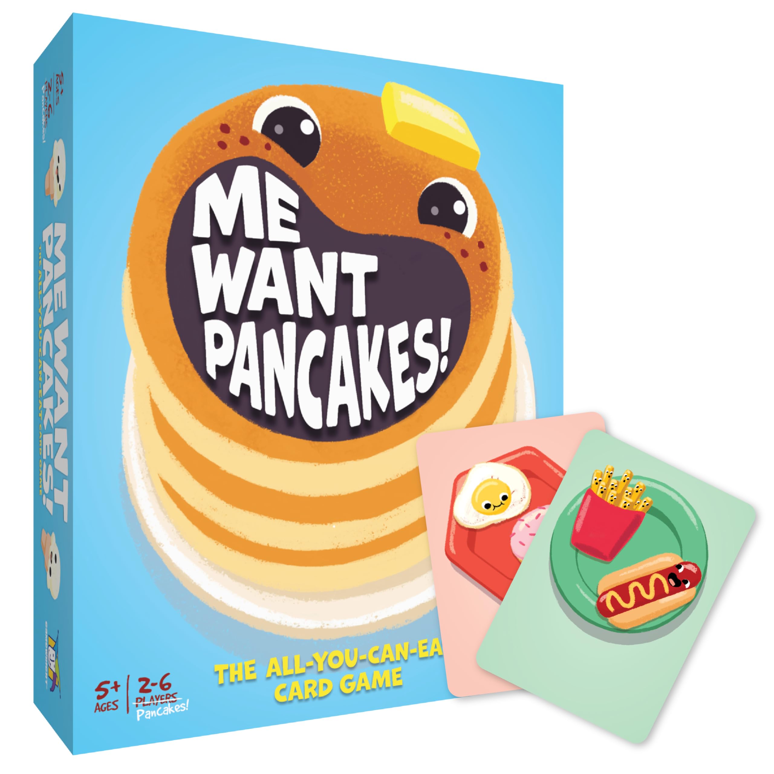 Me Want Pancakes! – The All-You-Can-Eat Family Card Game for Ages 5+, 2-6 Players
