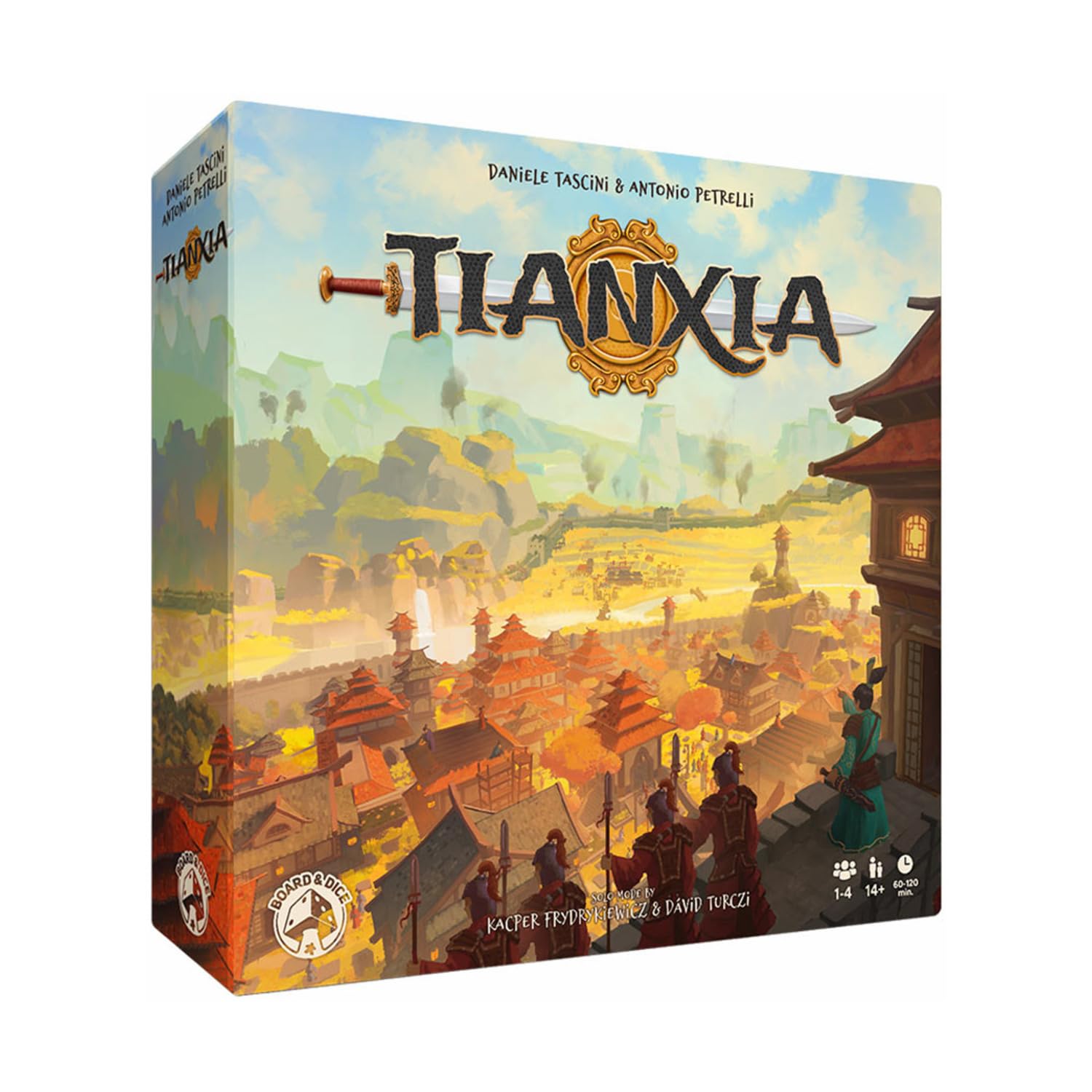 Game Board and Dice | Tianxia | Board Game | from 14 Years | 1-4 Players | Playing Time 60-120 Minutes