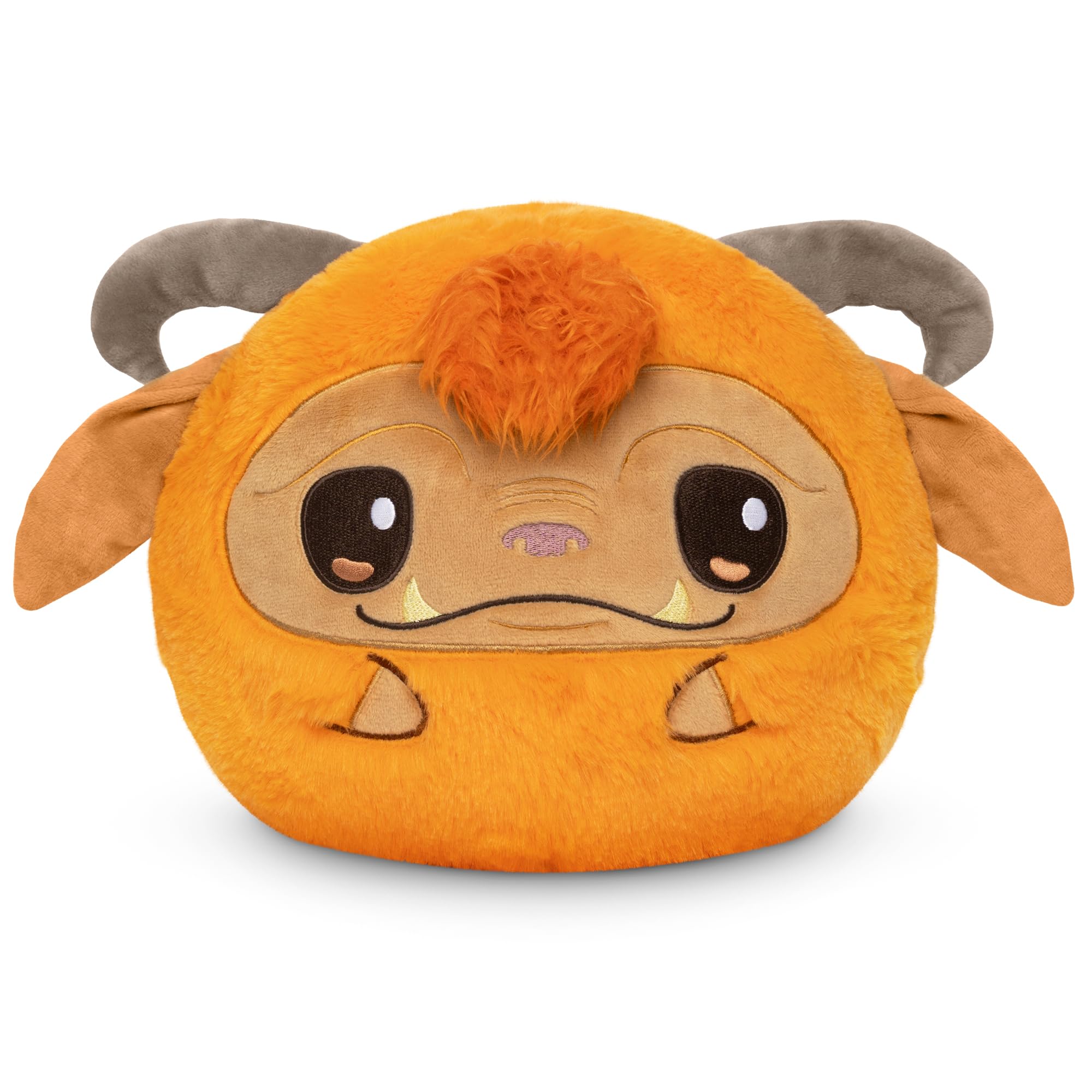 TeeTurtle Reversible Jim Henson's Labyrinth Ludo 8-Inch Two-Sided Flip Plush Toy with Embroidered Details - Cute Mini Collectible Plush for Kids, Teens, and Adults