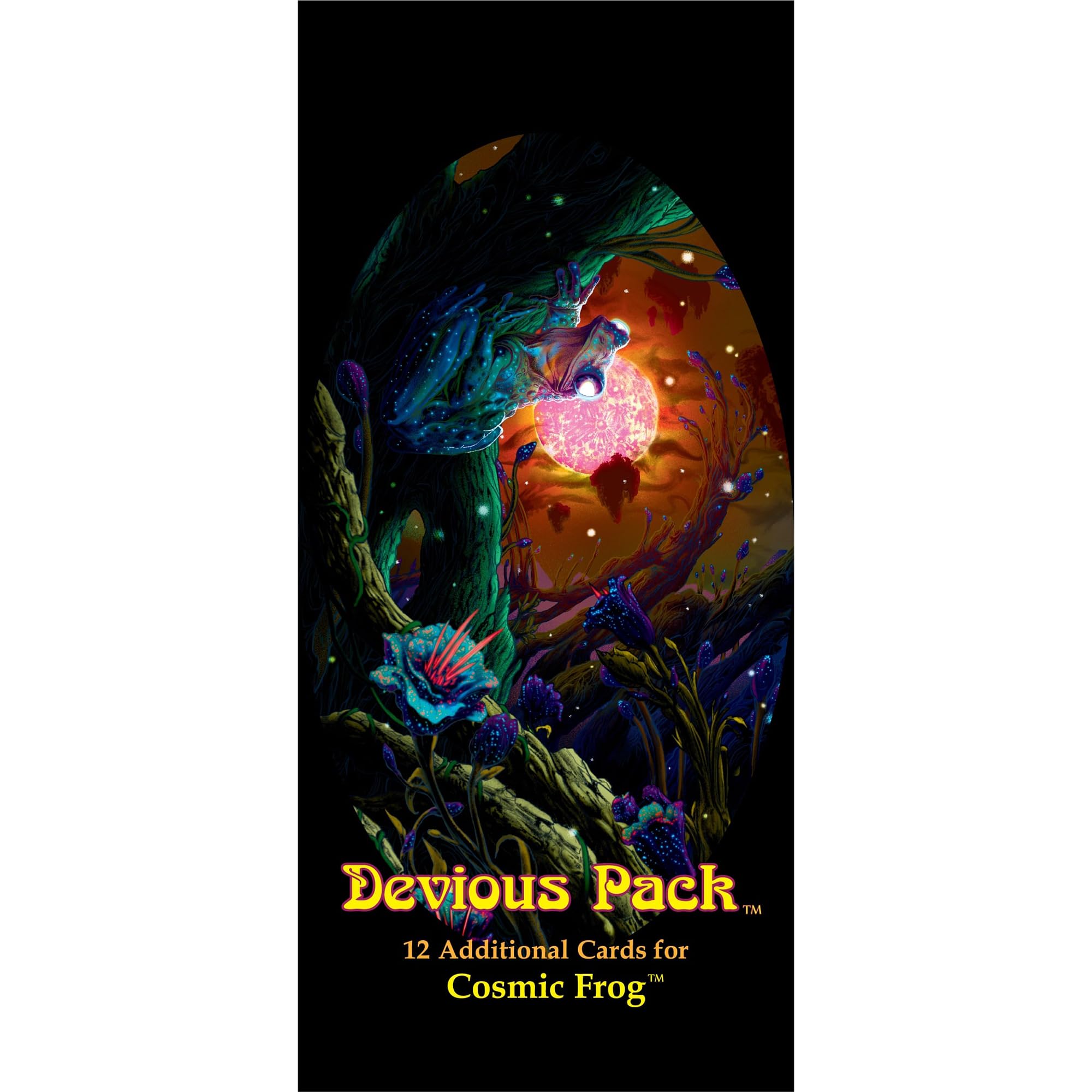 Cosmic Frog: Devious Pack - Mini Expansion, Includes 12 New Cards, Strategy Board Game, Collection-Combat-Theft