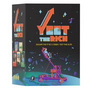 FITZ Yeet The Rich Party Game - Strategic Card Game for Space-Bound Adventures, Family Fun with a Twist of Satire, Great for Game Night, Ages 12+, 2+ Players, 30 Minute Playtime, Made Games