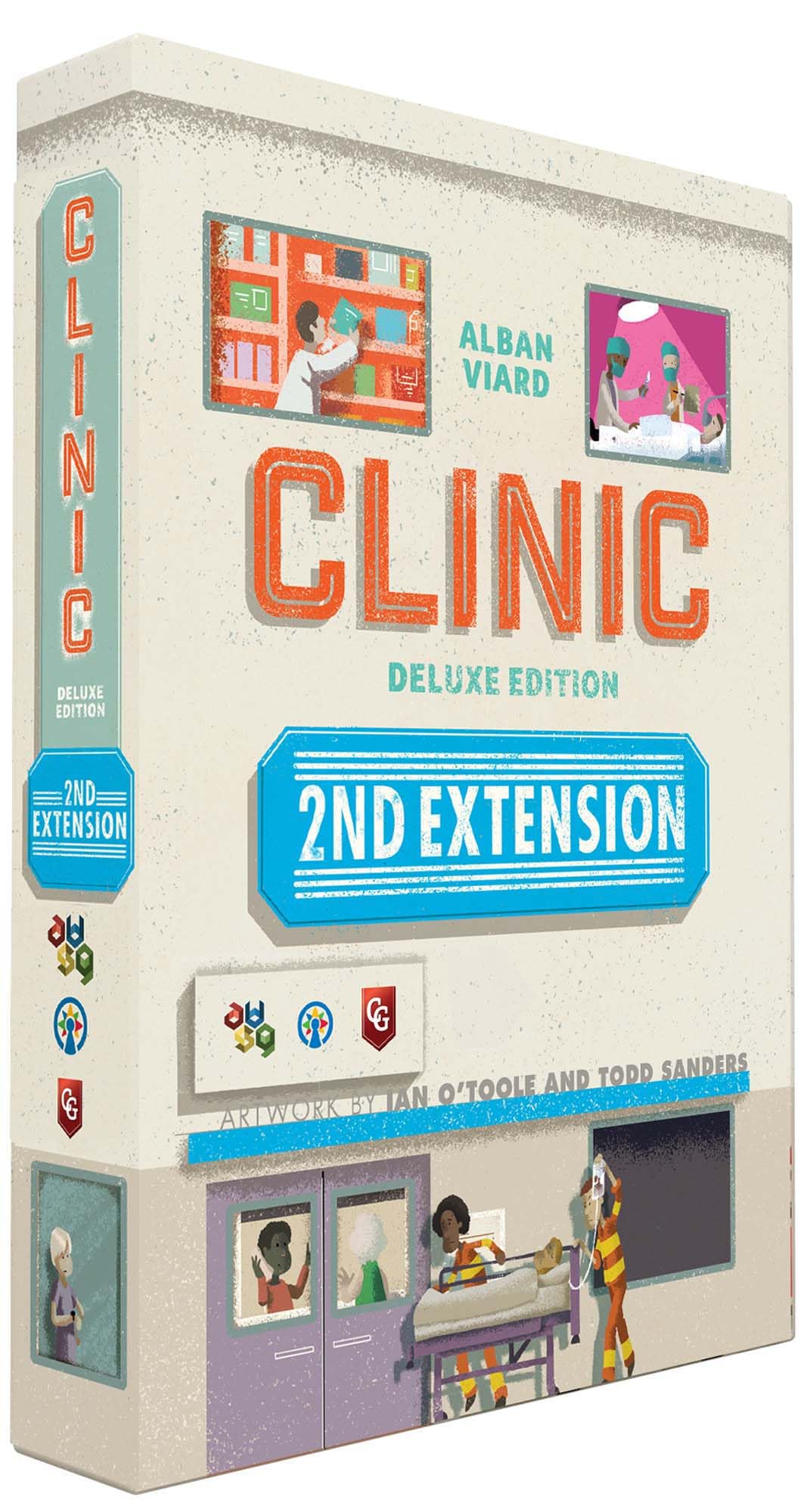 Capstone Games: Clinic Deluxe Extension 2 - Strategy Board Game Extension, 1-4 Players, Ages 12+, 60-150 Min Game Time