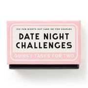 Brass Monkey Date Night Challenges – Date Night Tasks Card Deck of 100 Double Sided Unique Romantic Challenge Cards
