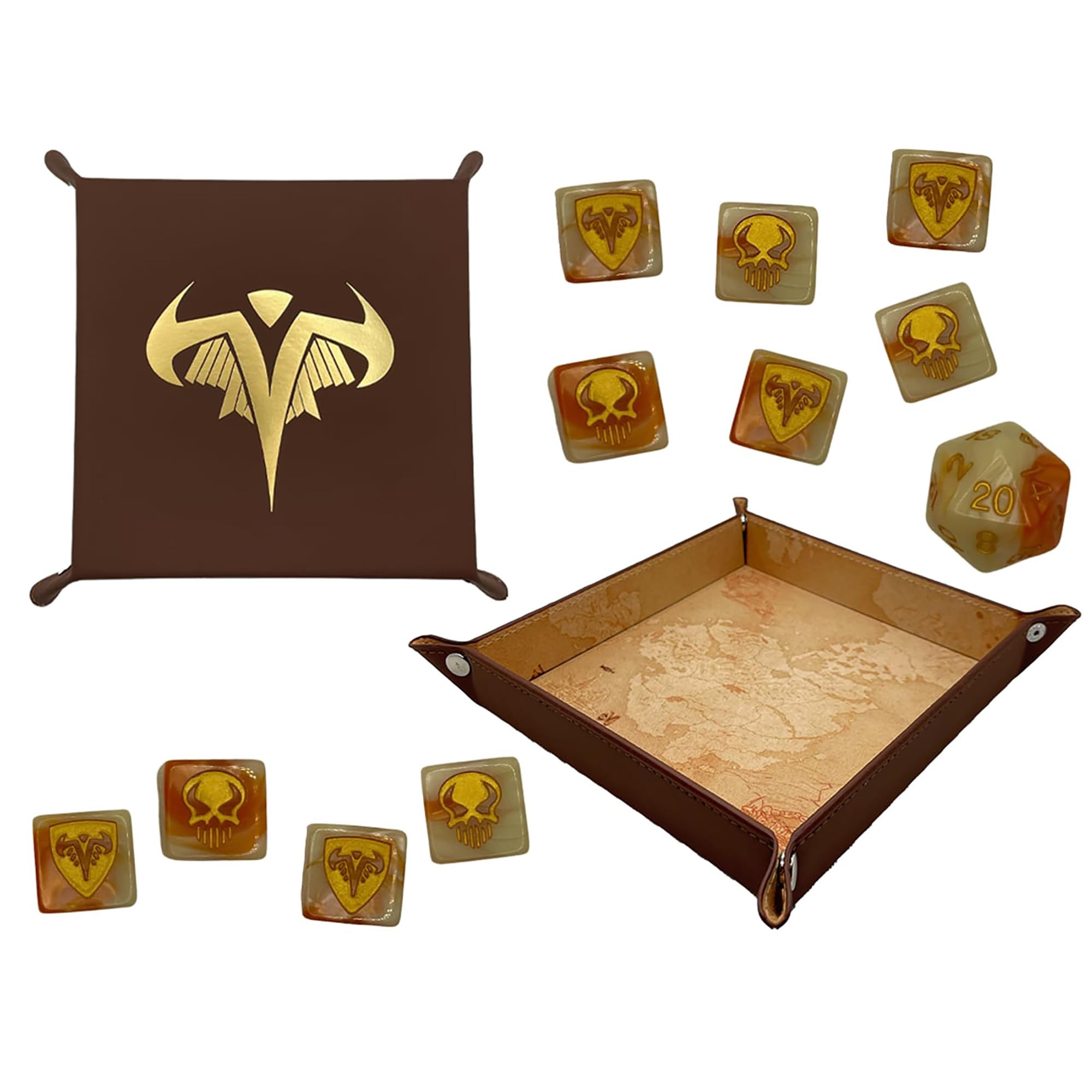 Renegade Game Studios - Heroscape Valhalla Dice Tray - 2 to 4 Players Ages 14 and up - Add on Content for The Heroscape Miniatures Game - Battle Box or Master Set is Required to Play